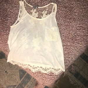Lace tank top